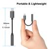 [Apple MFi Certified] iPhone 3.5mm Headphone Jack Adapter,2 Pack Apple Lightning to 3.5mm Earphones Jack Adapter Cord Dongle Aux Cable Converter Accessories Compatible with iPhone14 13 12 11/Xs/XR/8 view 2
