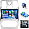 [4+64] Car Radio for Chrysler 300 2005 2006 2007 2008 2009 2010, Volxcereo 9 inch Touch Screen Stereo with Carplay/Android Auto, GPS Navigation, WiFi Hotpots, Bluetooth 5.0, SWC, FM/RDS Radio view 1