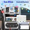 [4+64] Car Radio for Chrysler 300 2005 2006 2007 2008 2009 2010, Volxcereo 9 inch Touch Screen Stereo with Carplay/Android Auto, GPS Navigation, WiFi Hotpots, Bluetooth 5.0, SWC, FM/RDS Radio view 2