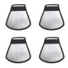 Tofficu 4pcs Soft Flash Diffuser Light Reflectors for Photography Easy Setup Camera Accessories for Indoor and Outdoor Shots Portable Design Elastic Bands for Travel view 1