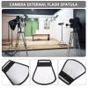 Tofficu 4pcs Soft Flash Diffuser Light Reflectors for Photography Easy Setup Camera Accessories for Indoor and Outdoor Shots Portable Design Elastic Bands for Travel view 3