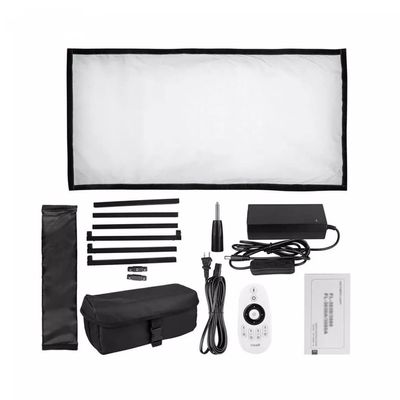 YUYUFA Flexible Led Video Light Bi-Color FL-3060A Size 30 * 60CM CRI 95 3200K 5500K with 2.4G Remote Control for Video Shooting