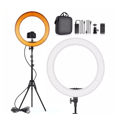YUYUFA 18 Inch LED Light Camera Photo Studio Phone Video Lamp with Stand Makeup Portable Photographic Lighting