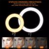 YUYUFA 18 Inch LED Light Camera Photo Studio Phone Video Lamp with Stand Makeup Portable Photographic Lighting view 3