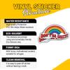 3Pcs Don't Be Shitty Rainbow Sticker, Funny Sarcastic Sarcasm Sticker, Quote Retro Die-Cut Waterproof Stickers, Mental Health Decal - Stickers For Laptop Water Bottle Phone Case Car Helmet Hard Hat 3" view 4