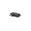 ACGTUY Not Easy to Damage USB Connector Black USB Adapter m;ic/ro to USB 90 Degree Left and Right Angle Plug Computer Hardware Cable(Left Bend) view 1