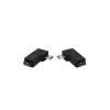 ACGTUY Not Easy to Damage USB Connector Black USB Adapter m;ic/ro to USB 90 Degree Left and Right Angle Plug Computer Hardware Cable(Left Bend) view 2