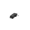 ACGTUY Not Easy to Damage USB Connector Black USB Adapter m;ic/ro to USB 90 Degree Left and Right Angle Plug Computer Hardware Cable(Left Bend) view 4
