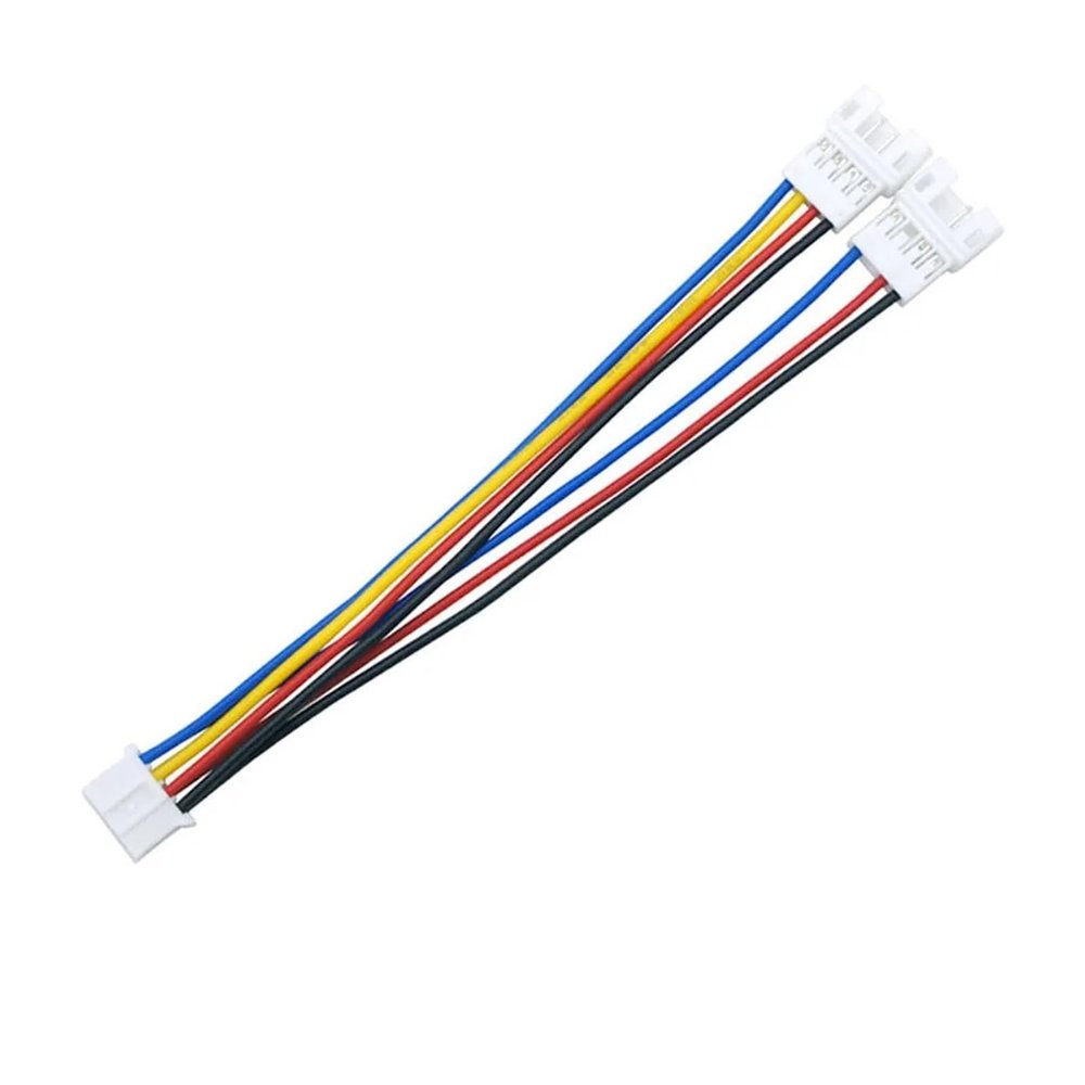 ACGTUY PH2.0 4-Pin PWM GPU Fan Adapter Cable for Graphics Cards 4Pin Adapter Extension Power Cable(1 Male to 2 Female)
