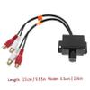 ZUNOXAZ Bass Knob Level Controller Audio Adjuster Dual Inputs Outputs for Easy Installation and Volume view 2