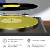 Turntable Mat : Low Noise Acrylic Turntable Mat for 12 Inch Record Player Premium Slipmat Platter for Turntables, Enhances Sound Quality (Yellow) view 2