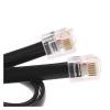 ACGTUY RJ11 RJ12 6P6C Data Cable, Male to Male Modular Data Cord Straight Wiring Pinout Telephone Handset Voice Extension Cable(1M) view 2