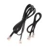 ACGTUY RJ11 RJ12 6P6C Data Cable, Male to Male Modular Data Cord Straight Wiring Pinout Telephone Handset Voice Extension Cable(1M) view 4