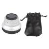 Jectse 25mm F1.7 Prime Lens, Manual Focus, Portrait and Landscape Photos, Bokeh Effect, Retro Elegance, Close up Details for Z50 ZFC Z30 Z6 Z7 Z9 Z8 ZF, Equivalent Length 37.5mm (Silver) view 2