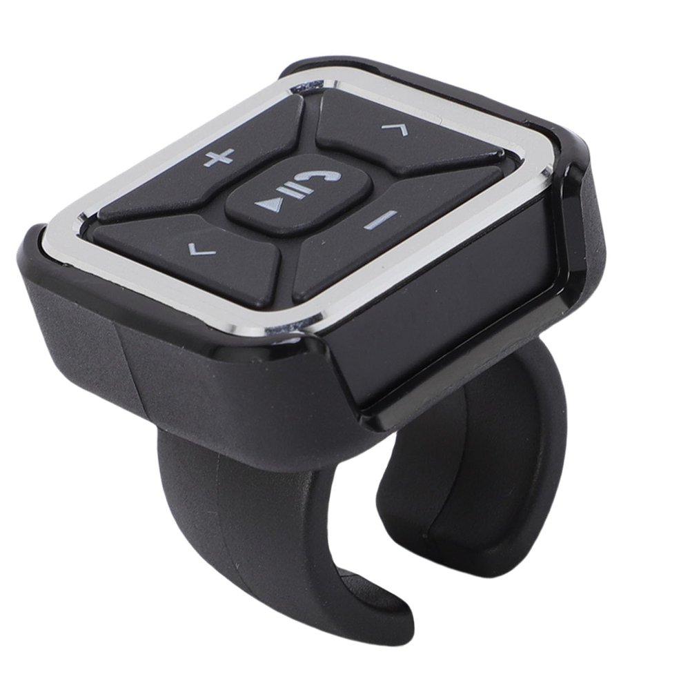 Bluetooth Media Buttons Remote, 10m / 32.8ft Wireless Music Controller for Car Bike Motorcycle, Steering Wheel Control Buttons, Music and Call Management