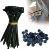20Pcs Nylon Universal Cable Tie Buckle, Heavy Duty Self-Locking Nylon Zip Ties Holder, Black Zipties Small Cinch Straps, Multipurpose Plastic Cable Ties Tool for Car Daily Repair (20Pcs) view 1