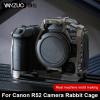 Camera Cage EOS r52 Aluminum Alloy Cage for Canon R52 Camera (Black) view 2