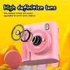 Docooler Print Camera, 2 Inch Camera Screen for Kids,1080P High Clear Digital Printer Inkless Thermal Printer with Paper, 32G Card Gifts for Girls and Boys (Pink) view 2