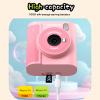 Docooler Print Camera, 2 Inch Camera Screen for Kids,1080P High Clear Digital Printer Inkless Thermal Printer with Paper, 32G Card Gifts for Girls and Boys (Pink) view 4
