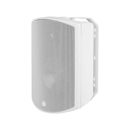 ECS-500-AW70V-6-WHT All-Weather Commercial Series 70V 6.5" Surface Mount Speaker with Easy-Locking Bracket, White