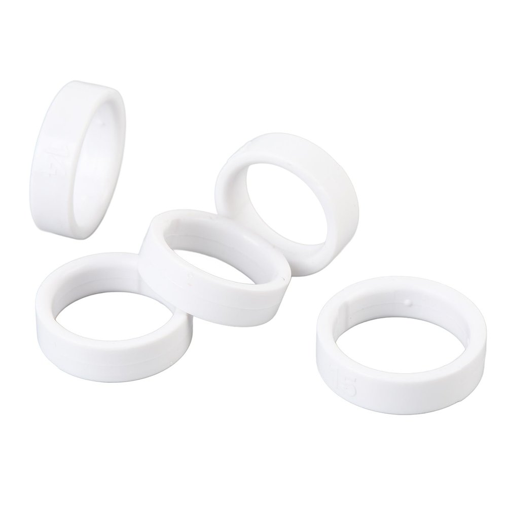 Pongnas Silicone Ring Cover, 12 Pcs Scratch Proof Ring Protector Smart Ring 4 Sizing Kit for All Fingers, Enhances Usability and Comfort