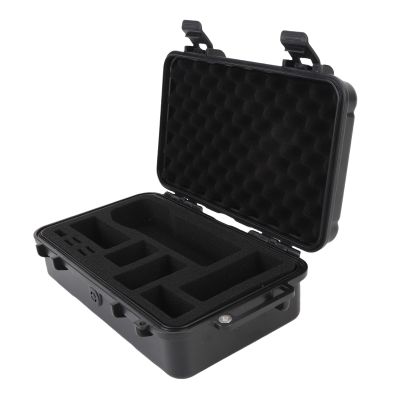 Alomejor Pocket Camera Travel, ShockProof Hard with Reinforced Corners Dedicated Slots Organizer for Pocket 3 Accessories