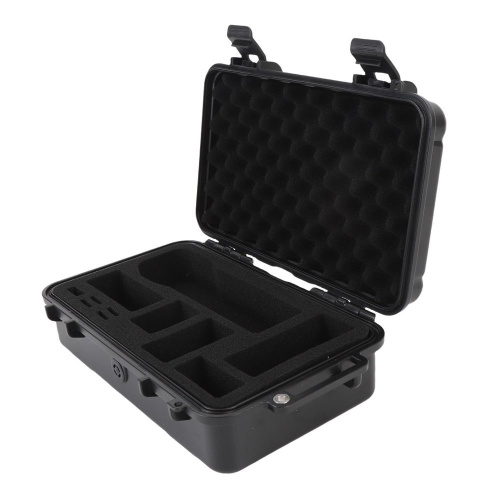 Alomejor Pocket Camera Travel, ShockProof Hard with Reinforced Corners Dedicated Slots Organizer for Pocket 3 Accessories