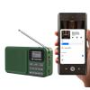 Emergency Radio Digital DAB DAB+, Rechargeable Portable Solar Radio Multi Functional Bluetooth 5.0 Speaker LCD Display Time Setting view 1