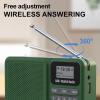 Emergency Radio Digital DAB DAB+, Rechargeable Portable Solar Radio Multi Functional Bluetooth 5.0 Speaker LCD Display Time Setting view 3