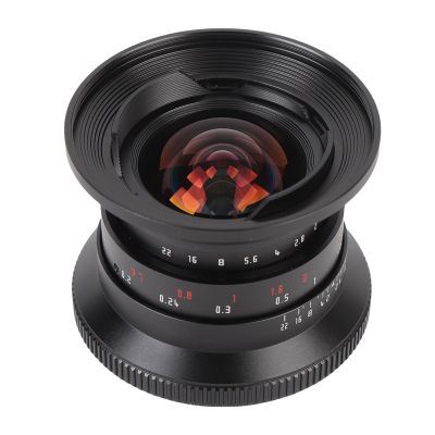 12mm F2.0 Wide Angle Manual APS C Focus Fixed Lens, Clicked Aperture Design, for RF Mount Fit for R7 R10 R50 R100 RP R5 R6 (Black)