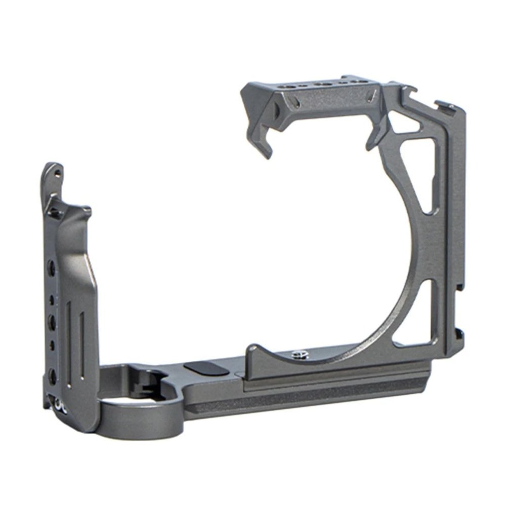 Camera Cage S5 Aluminum Alloy Cage for Panasonic Lumix S5 Camera (Titanium)