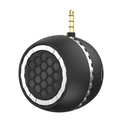 FVDPWYE Mobile Phone Speaker Line in Speaker 3.5mm AUX Interface Loud Amplifier for Laptop, Black