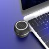 FVDPWYE Mobile Phone Speaker Line in Speaker 3.5mm AUX Interface Loud Amplifier for Laptop, Black view 3