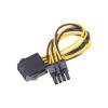 ACGTUY Sleeve Extension Power Supply Cable CPU 8-pin 4-Pin PCIE 8-pin 6-Pin Extension Line Power Cable Cord Adapter with Combs(8pin) view 1