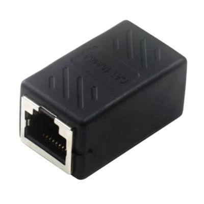 ACGTUY 1PC RJ45 Connector Cat7/6 Ethernet Adapter Interface Network Extender Convertor for Extension Cable Female to Female
