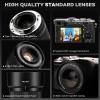 VILTROX 50mm F2.0 Full Frame Prime Lens for Sony E-Mount | Fast AF, Large Aperture, Ultra-Compact | Standard Portrait Lens for A7RV, A7IV, A7CII, ZV-E1, A7RIV, A6600 Mirrorless Cameras view 3
