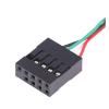 ACGTUY 1Pc USB 9 Pin Interface Header Motherboard Extension Splitter 1 to 2 Cable Desktop USB2.0 HUB Connectors Adapter Port view 3