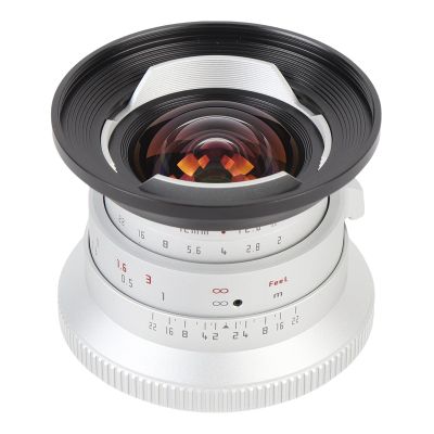 12mm F2.0 Wide Angle Manual APS C Focus Fixed Lens, Clicked Aperture Design, for RF Mount Fit for R7 R10 R50 R100 RP R5 R6 (Silver)
