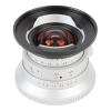 12mm F2.0 Wide Angle Manual APS C Focus Fixed Lens, Clicked Aperture Design, for RF Mount Fit for R7 R10 R50 R100 RP R5 R6 (Silver) view 1