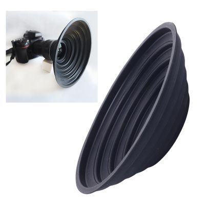 50-70mm Lens Hood, Camera Lens Anti Reflection Lens Hood DSLR Rubber Lens Hoods Fits 50mm to 70mm Outer Diameter