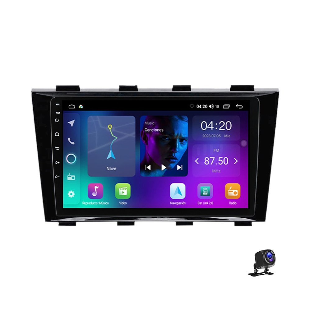 Android 13 Car Stereo MP5 Player with Navigation 9 Inch Touchscreen Car Radio Compatible with Geely Emgrand EC8 2011~2015 Support 4G/WiFi/FM/SWC/DSP/Android Auto/Carplay,NF1