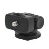 Monitor Ball Head, Compact and Portable, Rubber Pad Design, Multi Interface, 180 Degree Adjustment, Lightweight ABS Material, for Camera, Monitor, Lighting, with 1/4 Screw view 4