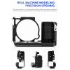 Camera Cage Bracket Protective Frame for Panasonic LUMIX s5m2 g9m2 s5m2x Camera (Titanium) view 3