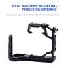 Camera Cage Bracket Protective Frame for Panasonic LUMIX s5m2 g9m2 s5m2x Camera (Titanium) view 4