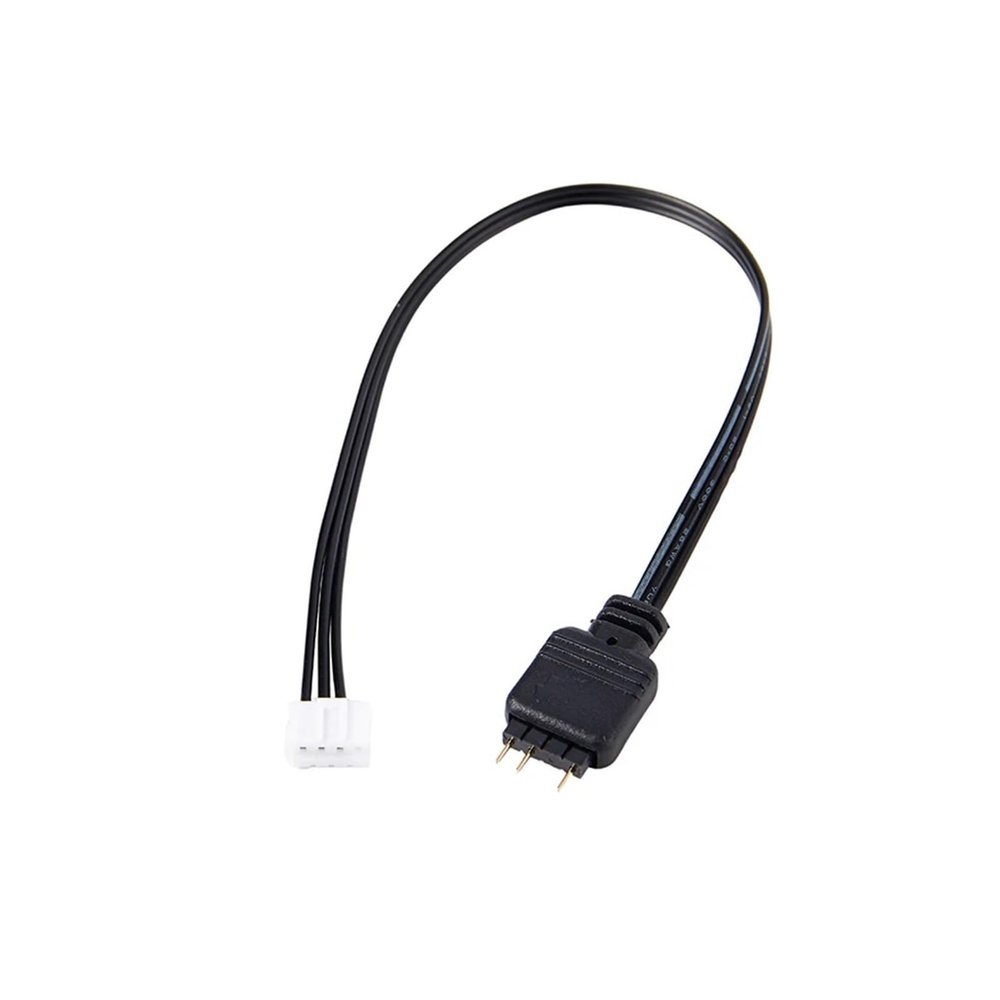 ACGTUY 17CM 5V 3Pin ARGB Interface Adapter 4/6PIN Ja-ck Adapter Cable for COOLMOON Controller Compatible with ARGB L*/ED Strips(B)