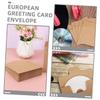 Abaodam 100pcs Brown Kraft Paper Cd Sleeves for Disc Storage Media Envelopes for Home and Business Use view 3