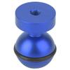 aqxreight Base MountHot Shoe MountMetal Diving Light Bracket Action Camera Base Hot Shoe Mount 4 Screw Hole MountHot M MountBall Hot Mount (Blue) view 1