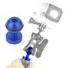 aqxreight Base MountHot Shoe MountMetal Diving Light Bracket Action Camera Base Hot Shoe Mount 4 Screw Hole MountHot M MountBall Hot Mount (Blue) view 4