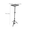 ERINGOGO Adjustable Projector Tripod Stand with Laptop Tray Foldable Bracket for Home Theater Business Meetings and Outdoor Use Versatile Height for Projectors and Laptops view 2