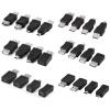 aqxreight Pack of 12 Pcs Multiple USB2 0 Adapters Micro M Fem Converters Connectors USB2 0 A Converter USB A C Plug and Variety USB view 3
